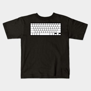 Simple white keyboard Kids T-Shirt